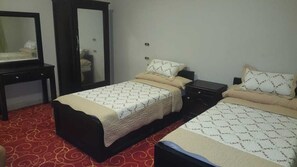 Free WiFi, bed sheets