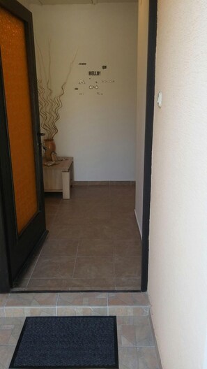 Interior entrance