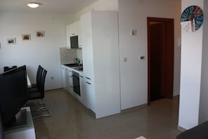 Apartment, 2 Bedrooms | Private kitchen | Full-size fridge, oven, stovetop, electric kettle - Natalia Apartment (Pag)