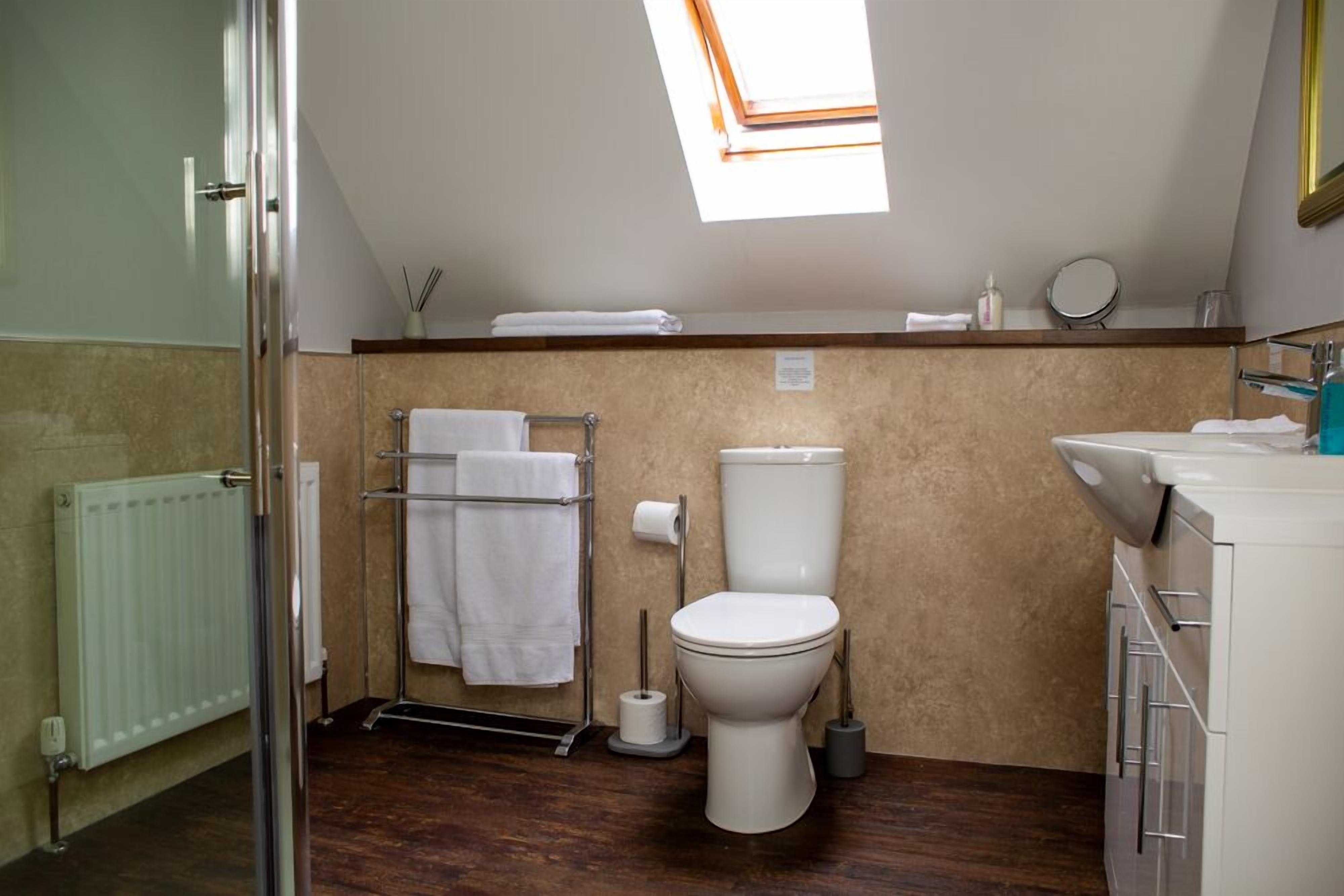 Deluxe Double or Twin Room | Bathroom | Shower, hair dryer, towels, soap