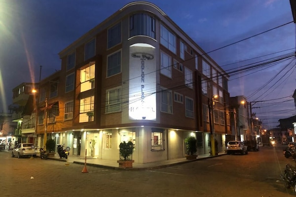 Front of property – evening/night