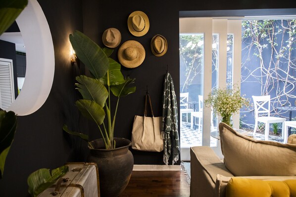 Sala de estar en el lobby