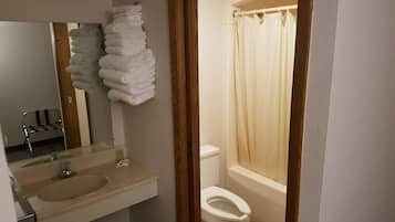 Free toiletries, towels