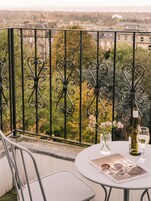 Deluxe Apartment, Kitchen | Terrace/patio