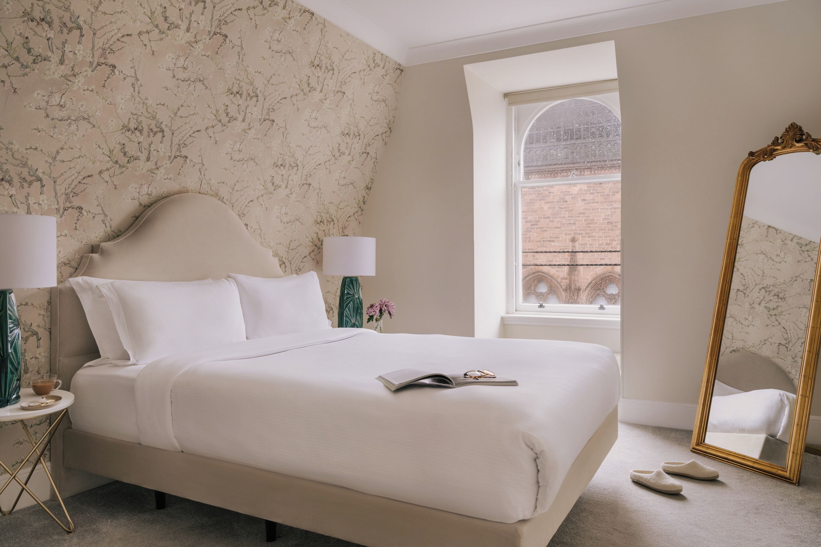 Individually furnished, desk, laptop workspace, iron/ironing board