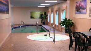 Indoor pool, outdoor pool