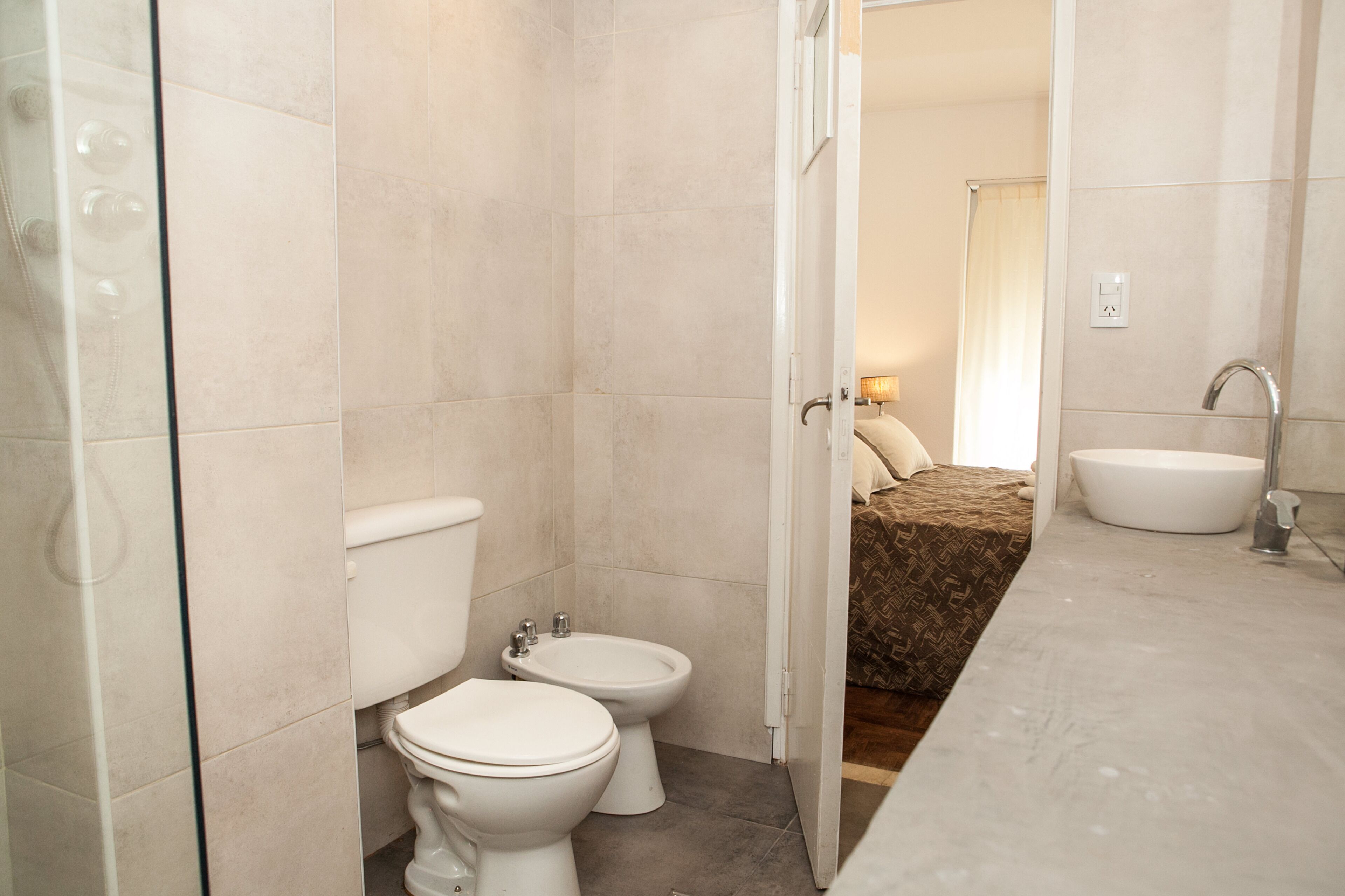 Dusj på badet