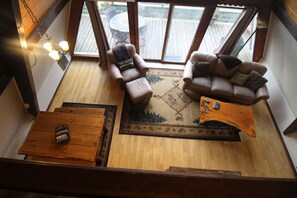 Smart TV, DVD player, smart speakers, music library