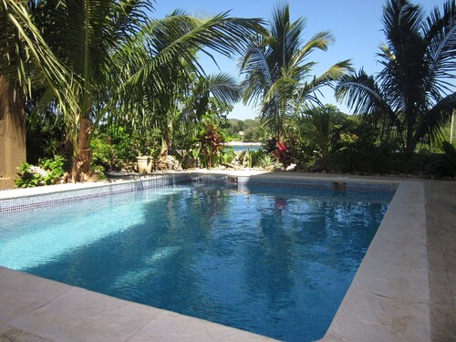Mangrove Dock Penthouse: Waterfront w/  Pool, Dock, and Huge Rooftop Terrace