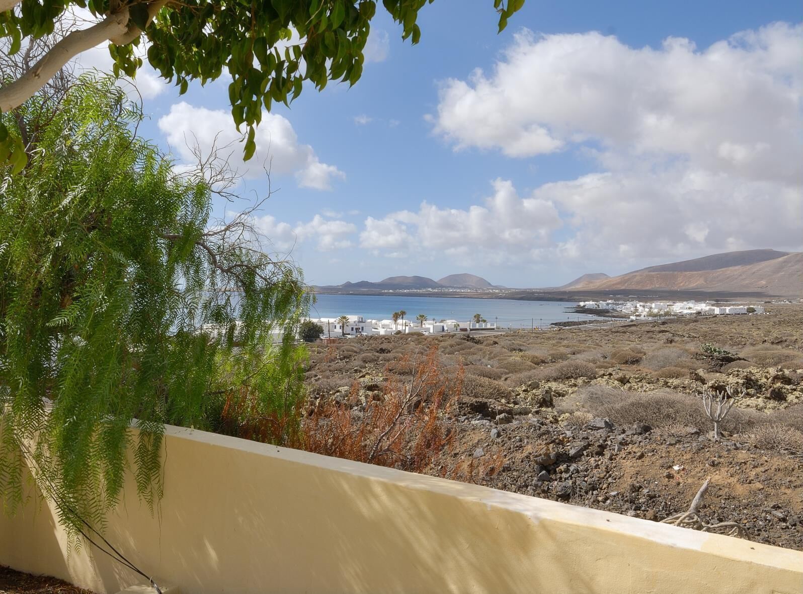 Blick von der Unterkunft