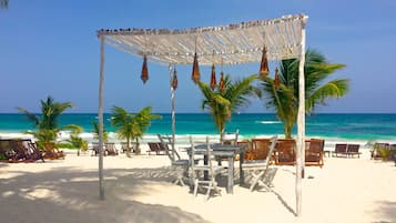 Beach nearby, beach towels