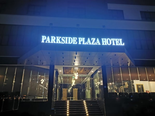 Front of property - evening/night