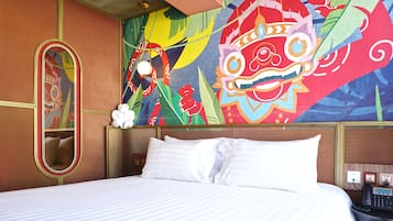 Premier tweepersoonskamer, 1 tweepersoonsbed | Een kluis op de kamer, geluiddichte muren, gratis wifi, beddengoed