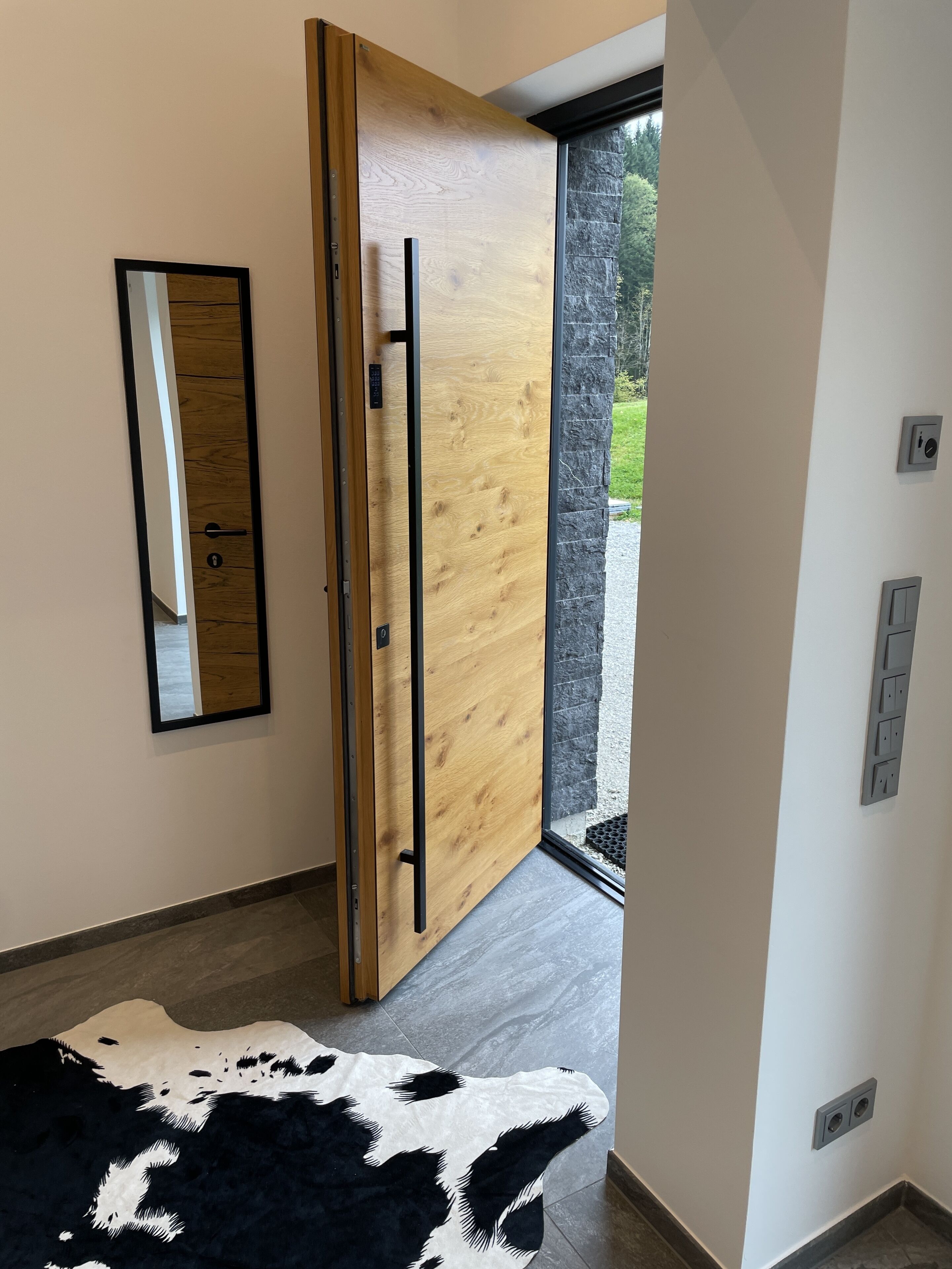 Luxury Apartment | Living area | 55-inch flat-screen TV with digital channels, LCD TV, heated floors