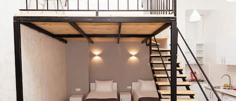 Deluxe Apartment (302) | 1 bedroom, desk, soundproofing, iron/ironing board