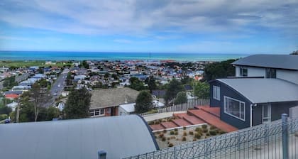 Impresionante casa con vista al mar