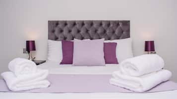 4 bedrooms, soundproofing, iron/ironing board, free WiFi