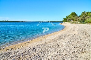 Beach nearby, sun-loungers