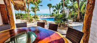 Lyxvilla vid stranden i Tulum, fantastiska helgdagar!