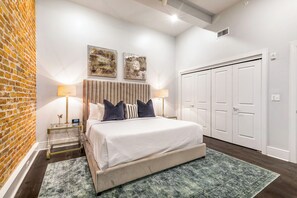 2 bedrooms, iron/ironing board, travel crib, WiFi