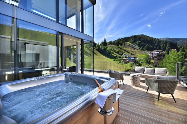 Idromassaggio all'aperto