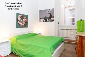 2 Schlafzimmer, Bügeleisen/Bügelbrett, WLAN, Bettwäsche
