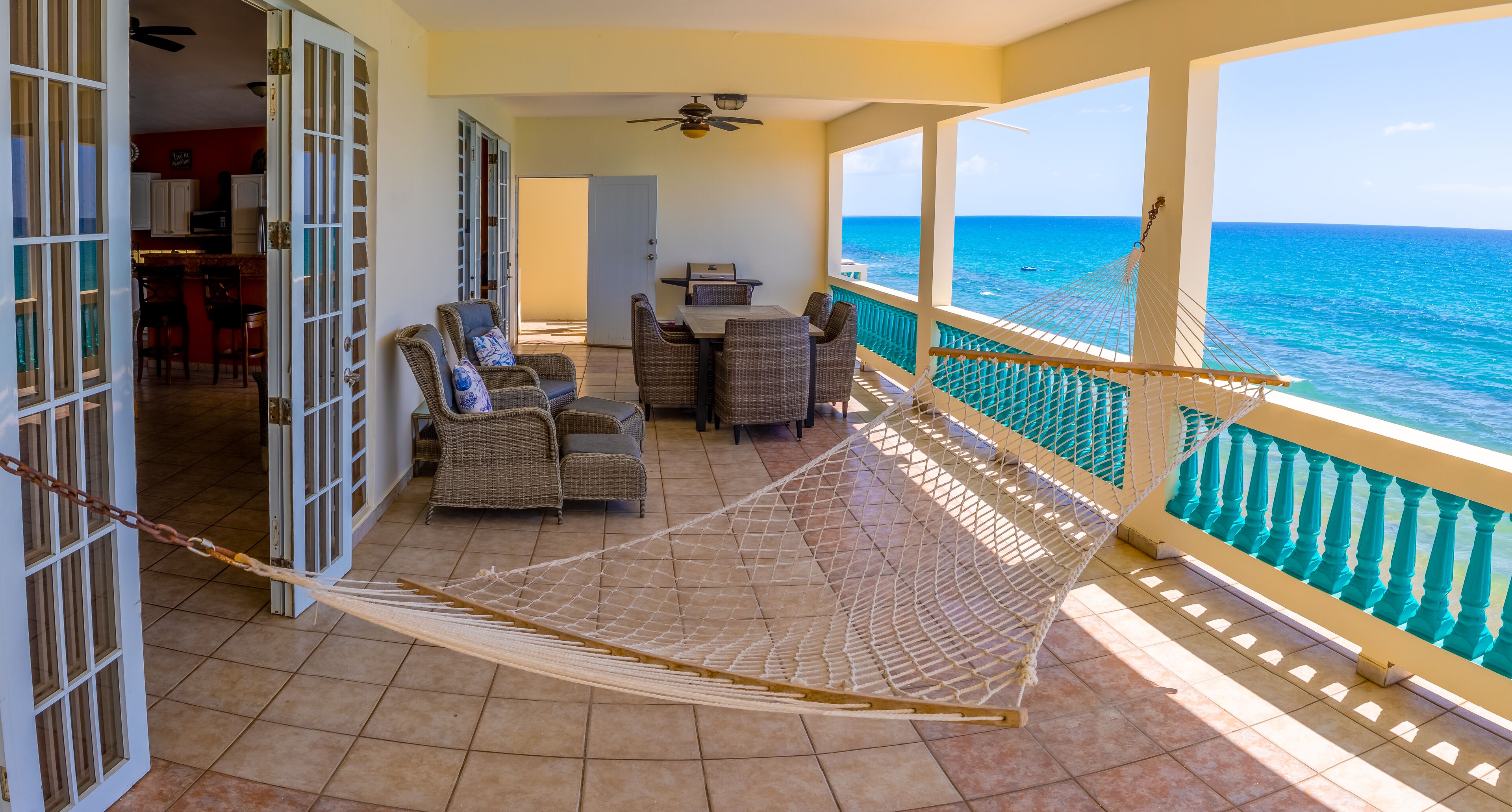 Basic Villa, 2 Bedrooms, Balcony, Oceanfront | Terrace/patio