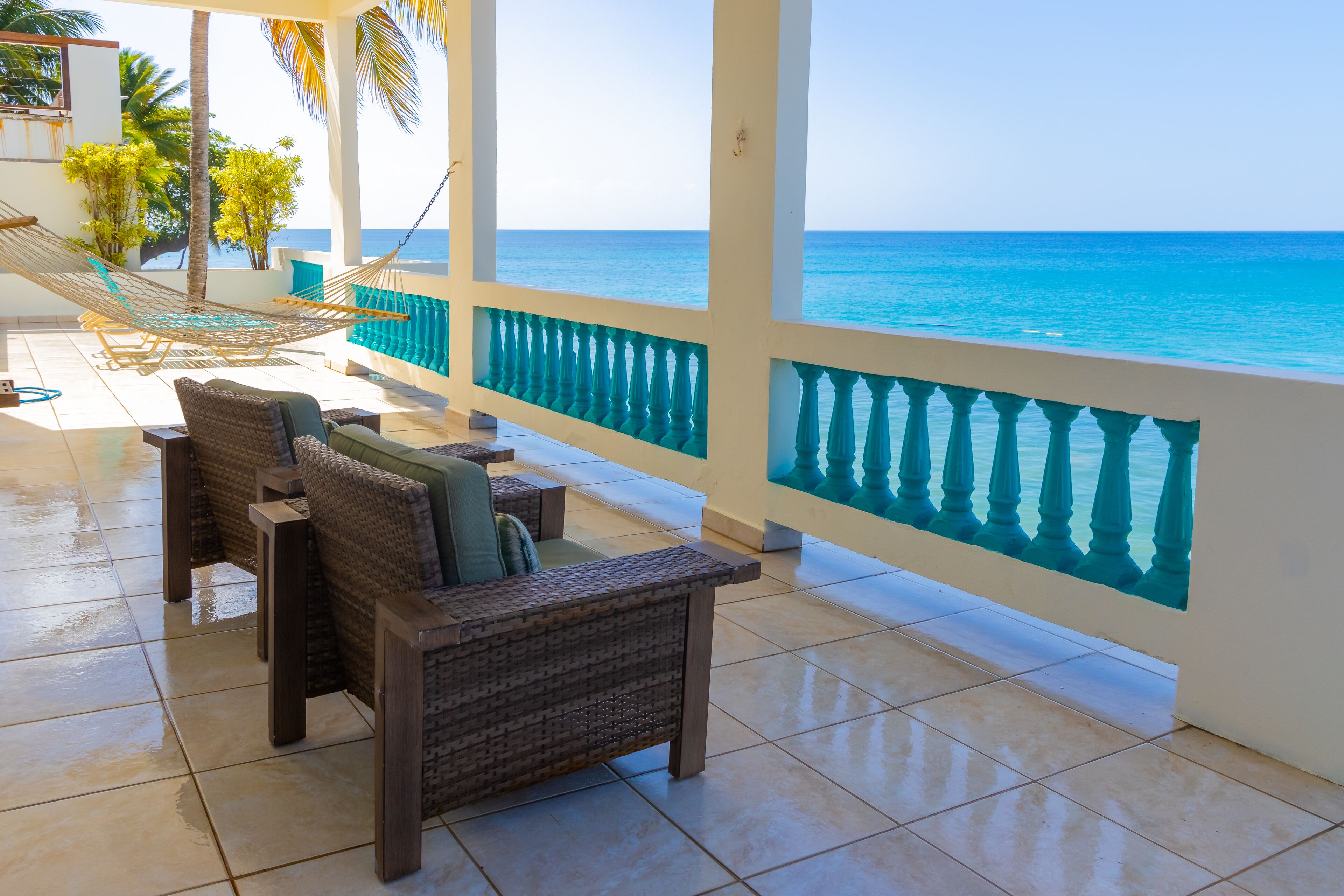 Honeymoon Villa, 1 Bedroom, Hot Tub, Oceanfront | Terrace/patio
