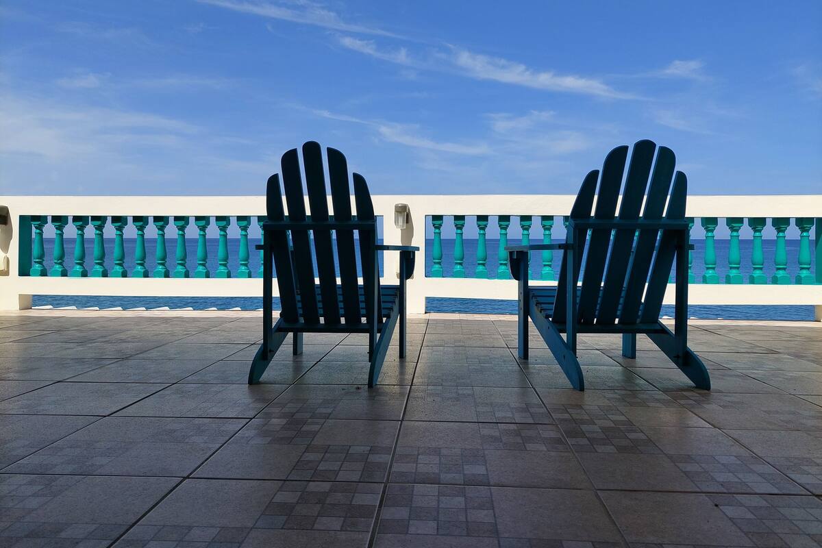 Superior Villa, 2 Bedrooms, Hot Tub, Oceanfront | Terrace/patio