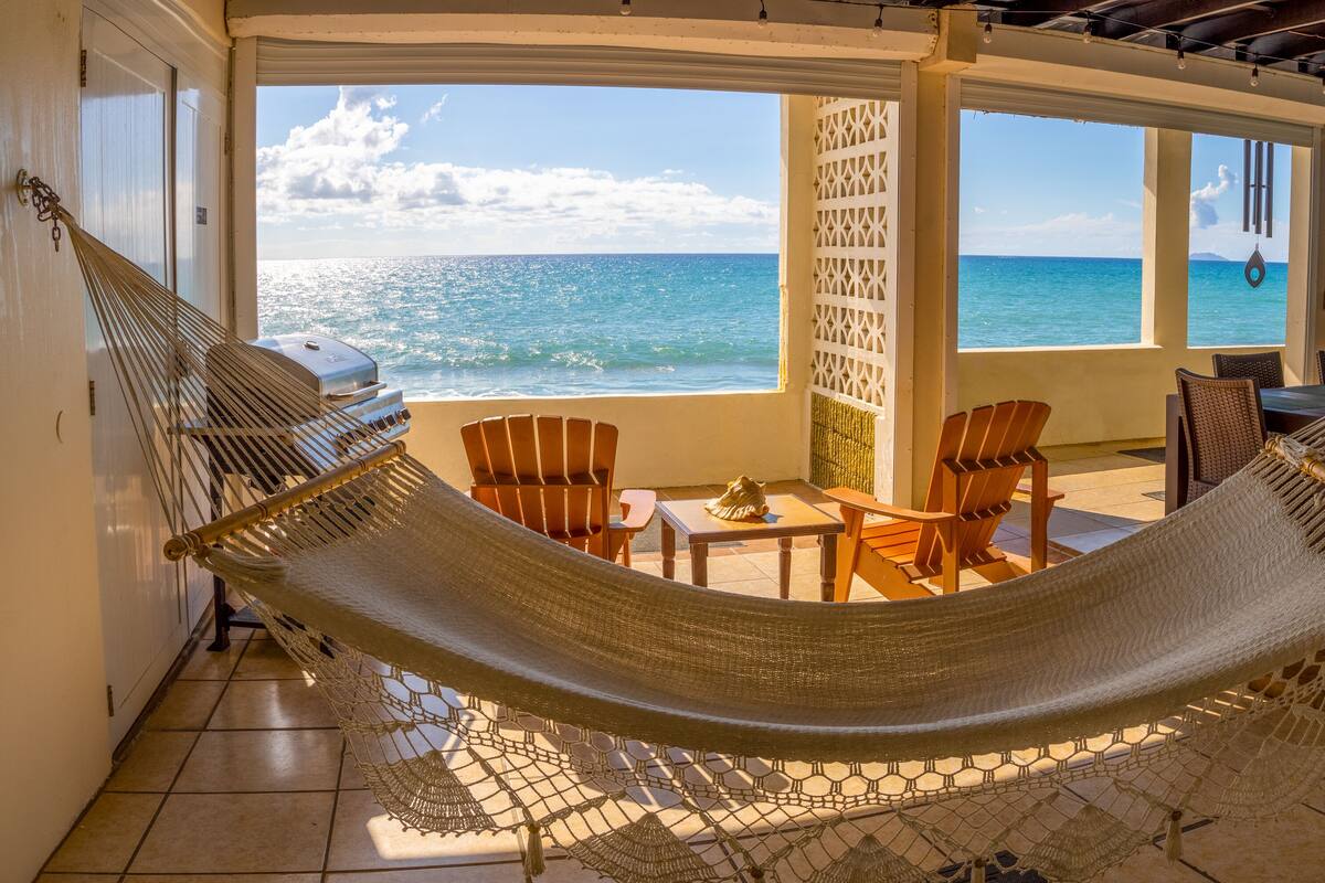 Family Villa, 5 Bedrooms, Hot Tub, Oceanfront | Terrace/patio