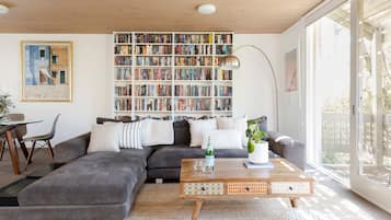 Smart TV, Netflix, books, streaming services