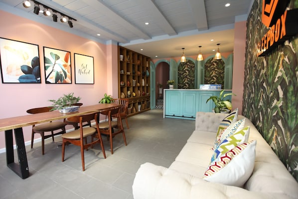 Sitzecke in der Lobby