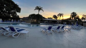 Pool - PGA National home 2BR Retreat patio gated golf community swimming pool (Palm Beach Gardens)