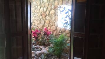 Blick auf den Garten