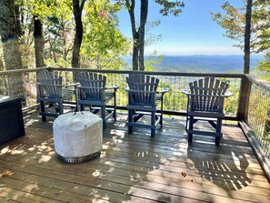 Terrace/patio - Modern Barn with Panoramic Views. Dogs allowed. (Lenoir)