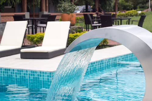 Outdoor pool, open 7:30 AM to 11:00 PM, pool umbrellas, sun loungers