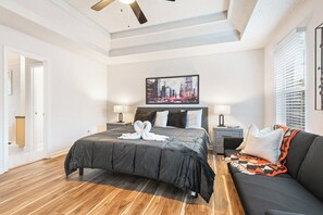 3 dormitorios, tabla de planchar con plancha, wifi y ropa de cama