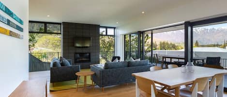 تلفزيون، مدفأة