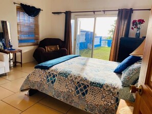 Traditional Apartment, 1 Bedroom | 1 bedroom, blackout drapes, iron/ironing board, travel crib - Blue Diamond Apartments (Warwick Parish)