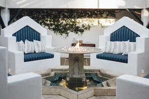 Sala de estar en el lobby