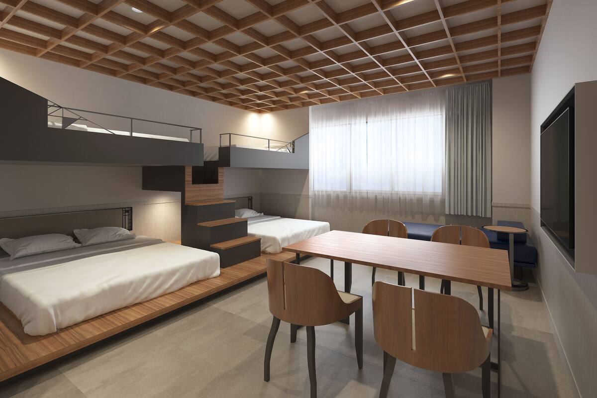 Condominium Layer Bed | In-room safe, desk, blackout curtains, soundproofing