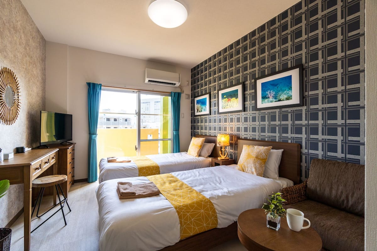 Zweibettzimmer | Bügeleisen/Bügelbrett, kostenloses WLAN