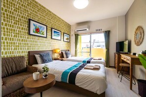 Zweibettzimmer | Bügeleisen/Bügelbrett, kostenloses WLAN