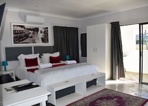 Blackout curtains, iron/ironing board, rollaway beds, free WiFi