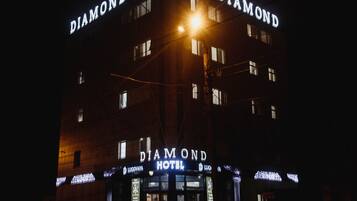 Front of property – evening/night