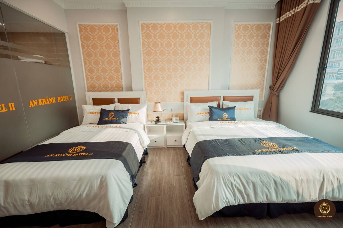 Deluxe Double Room, 2 Queen Beds | Minibar, in-room safe, free WiFi
