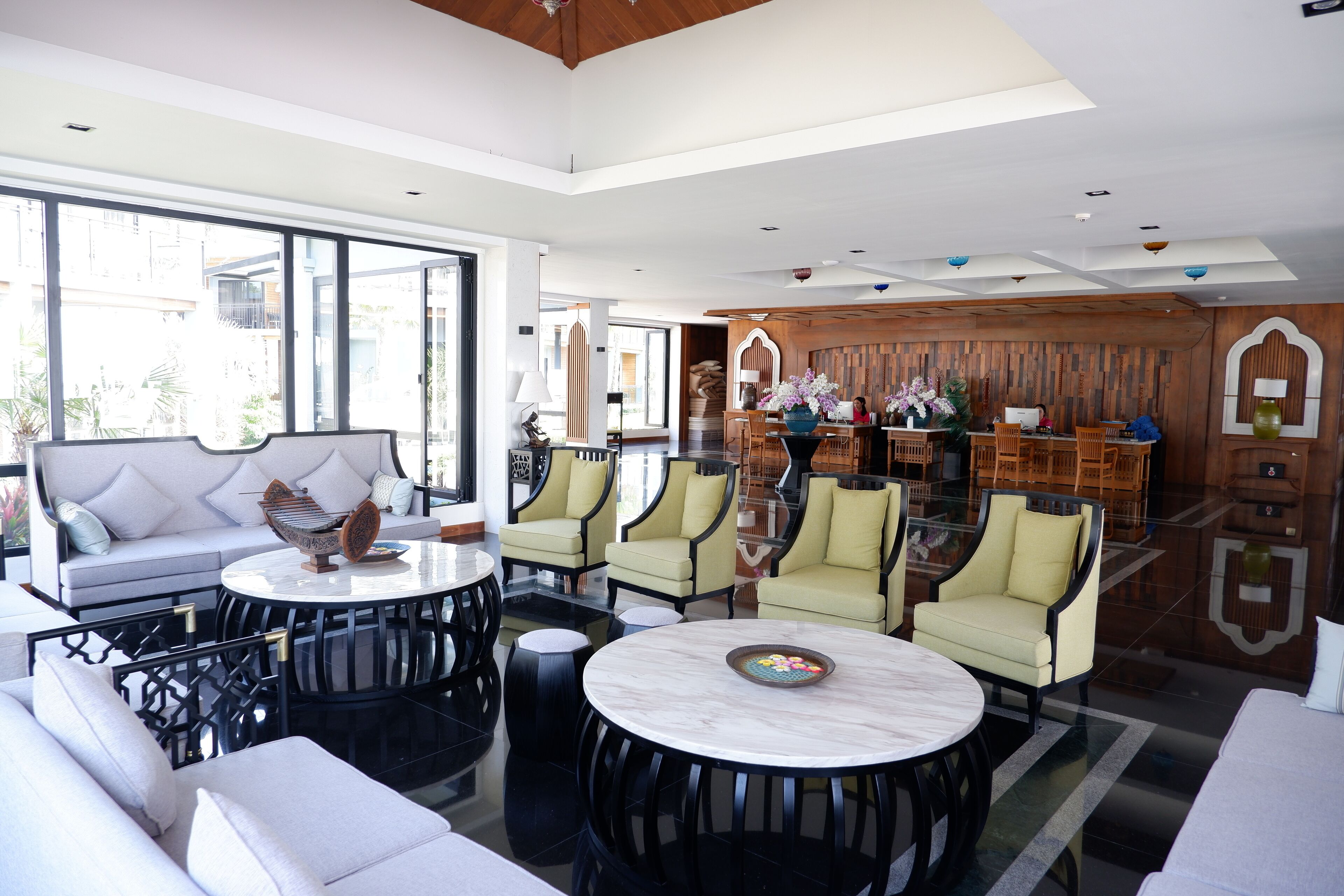 Lobby sitting area