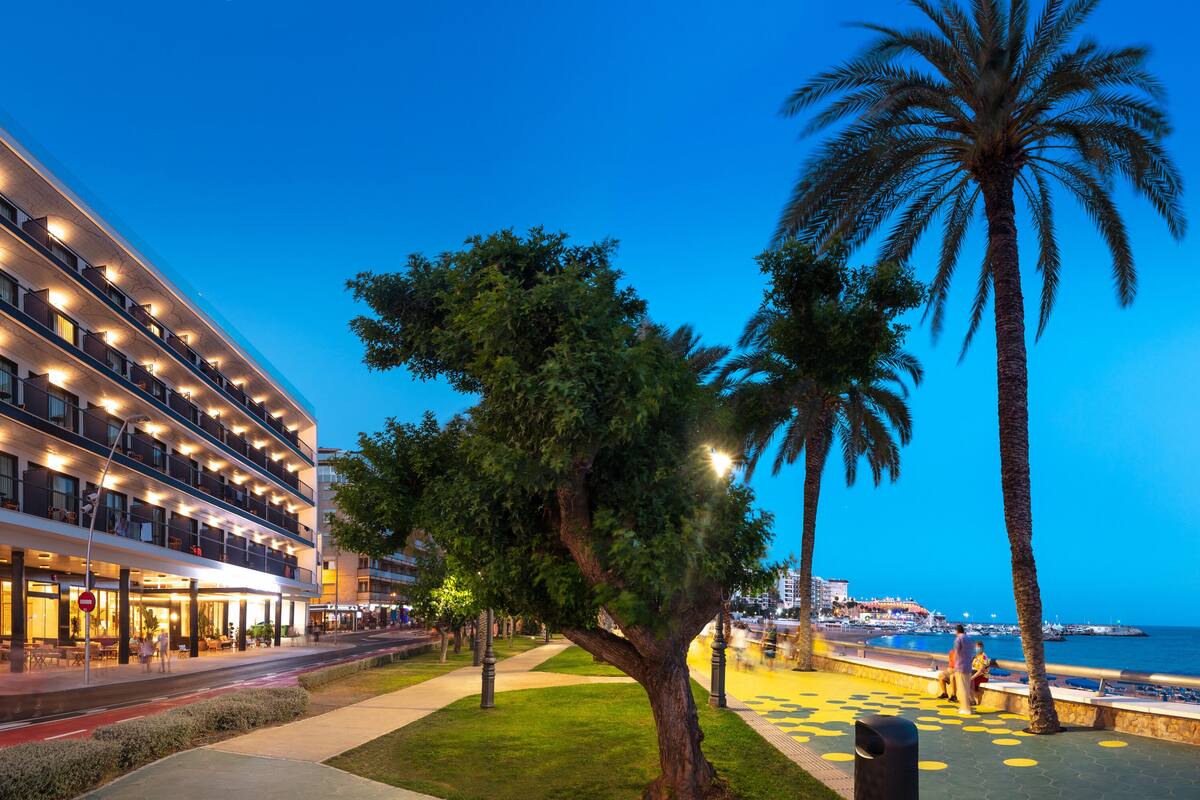 front of property – evening/night