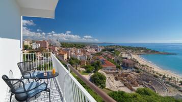 Vue sur la plage/lâocĂ©an
