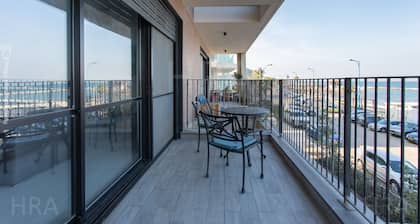 Bat Galim schöne Wohnung Luxus Balkon Strand in der Nähe von Doctor's Full Sea View